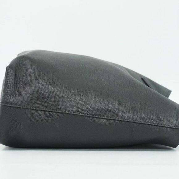Prada Leather Shoulder Bag Tote Black - Picture 5 of 9